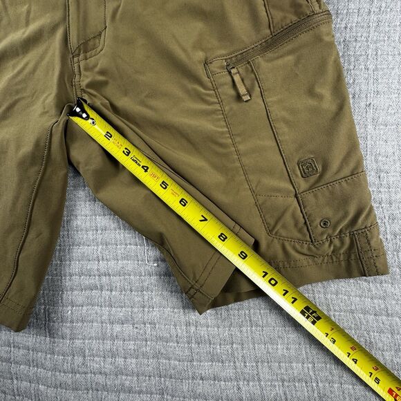 5.11 Tactical Trail Short Men 32 Brown 9.5" Hiking Outdoor Ripstop Cargo Utility - Picture 3 of 8